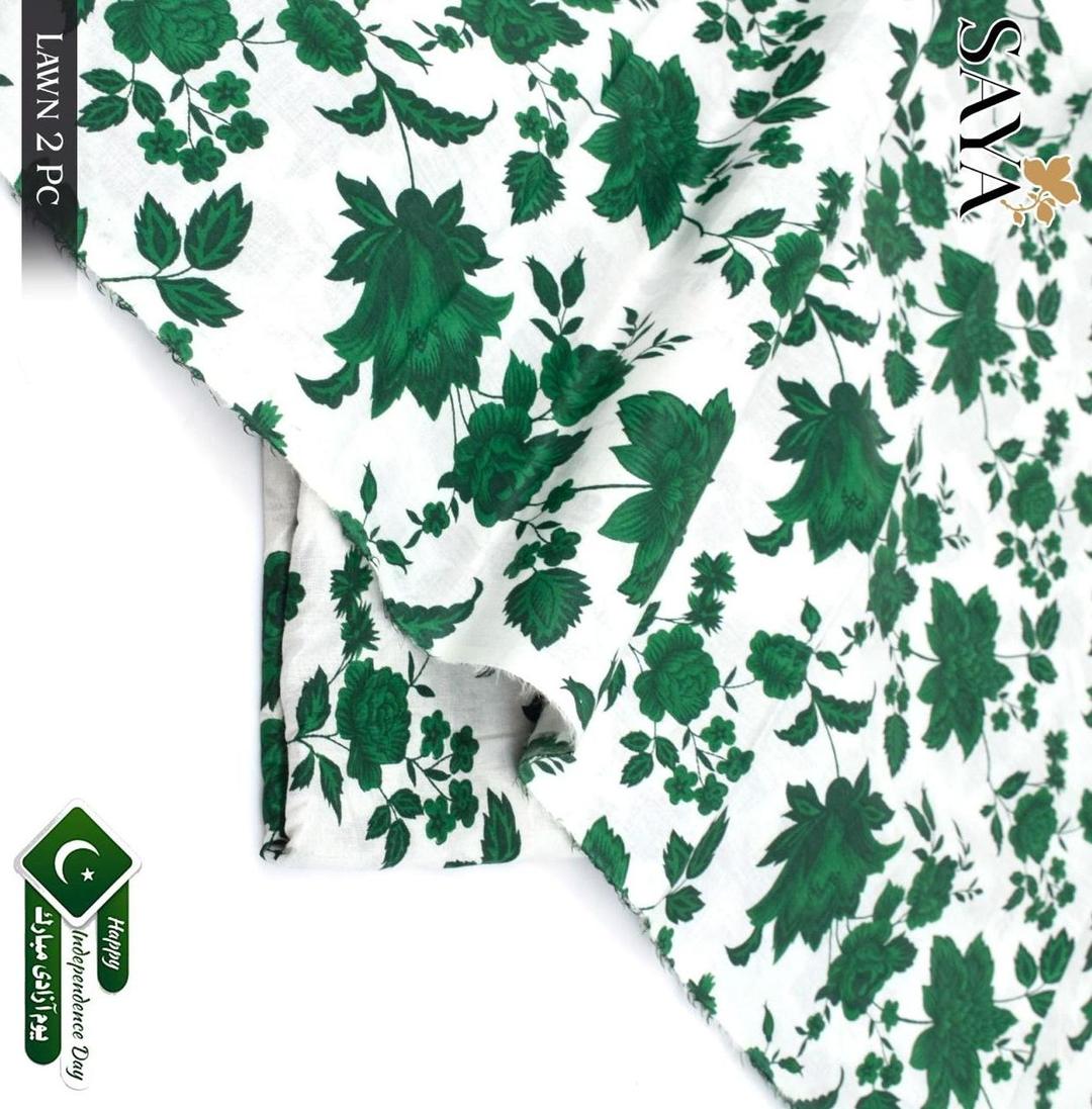 2 Pcs Women's Unstitched Printed Suit