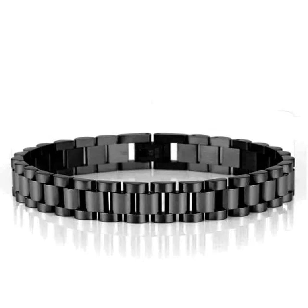 Gold Plated Unisex Chain Bracelet - 1 Pc Unique Design