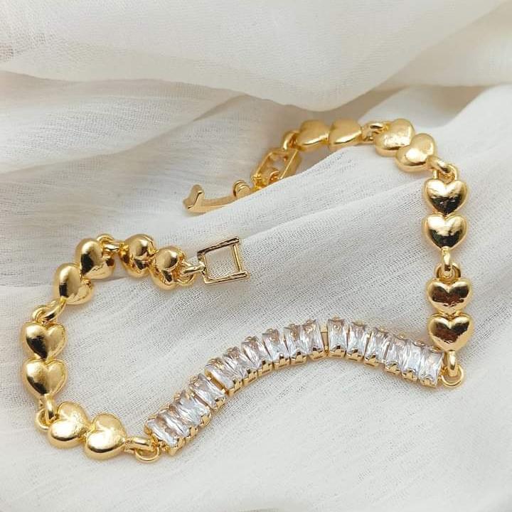 1 Pc Turkish Design Crystal Chain Bracelet