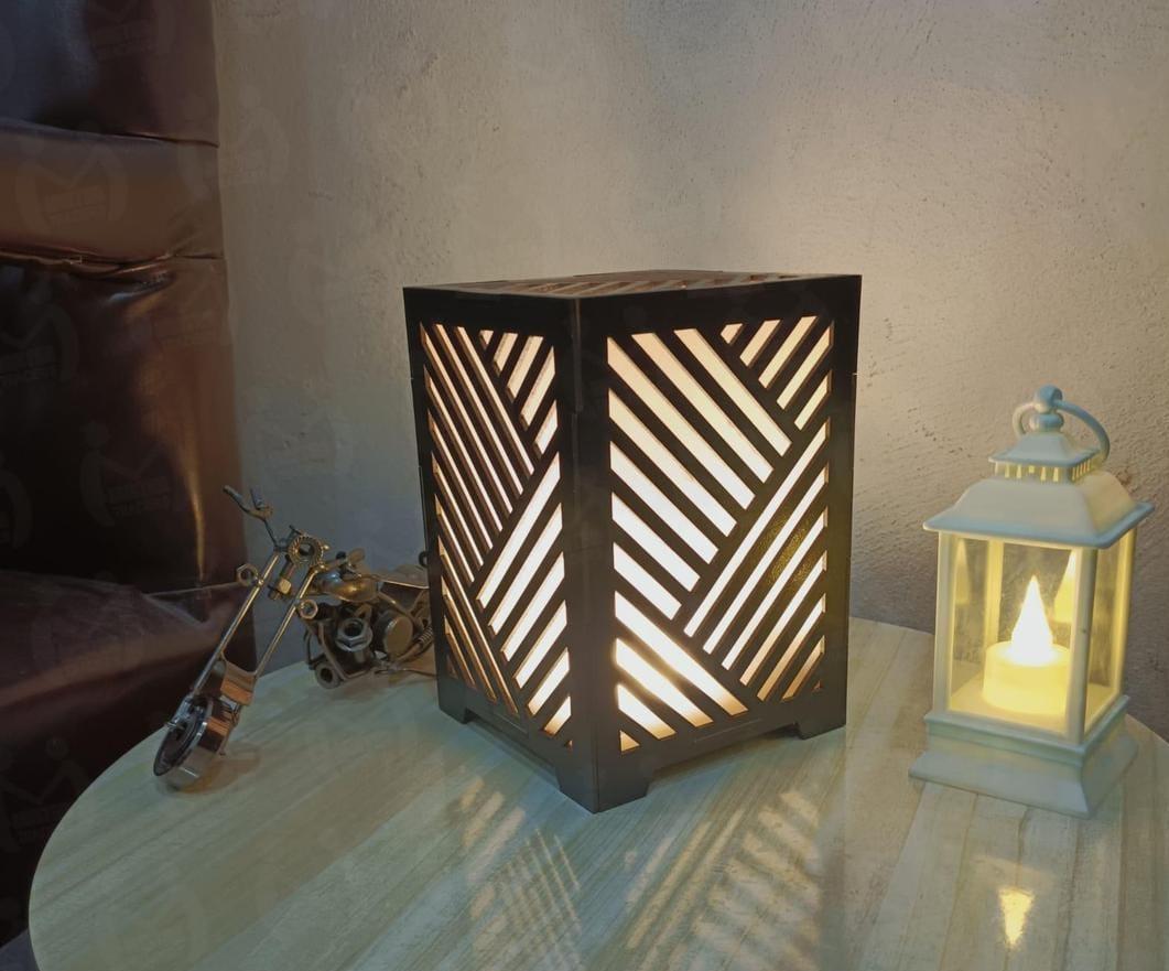 New Aesthetic Look Variant Wooden Table Lamp