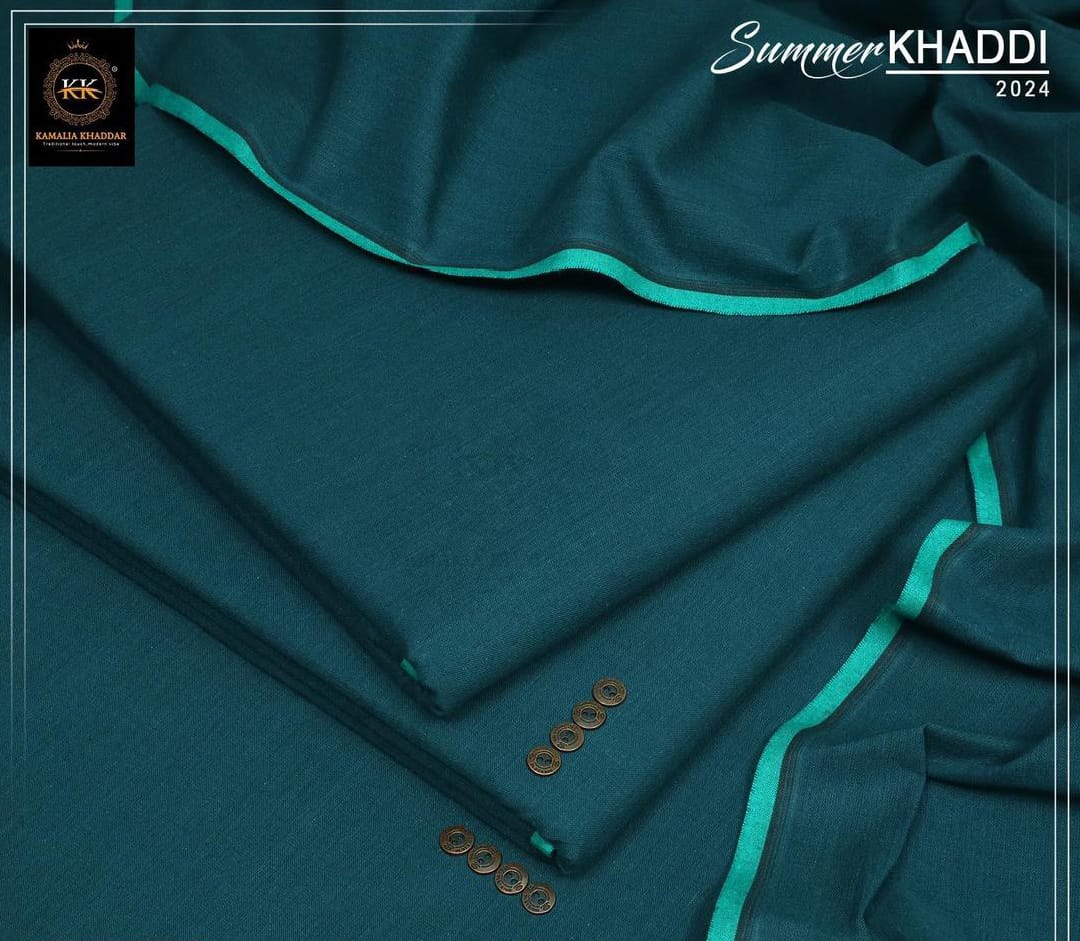 Men's Unstitched Khaddar Plain Suit