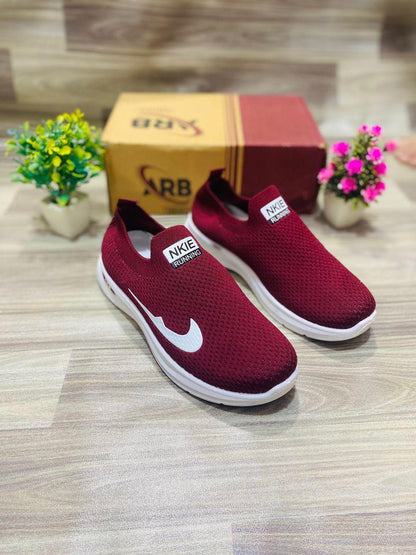 Women's Casual Maroon Joggers - 1 Pcs for Comfort and Style