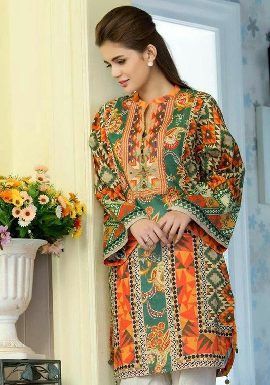 1 Pc Women's Unstitched Printed Kurti