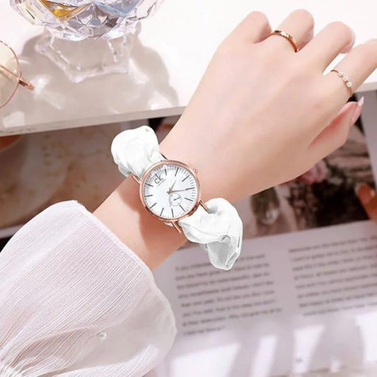 Stylish Women's Quartz Watch - 1 Pc Water Resistant Bracelet Timepiece