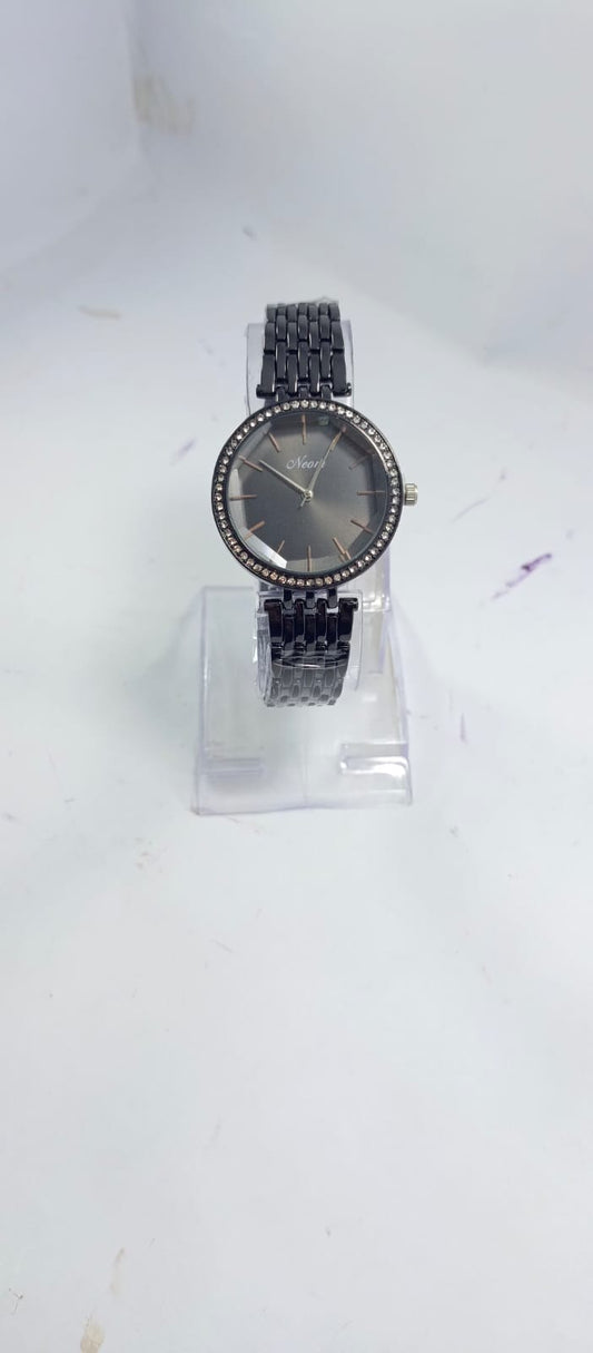 Women's Quartz Analogue Watch with Rose Gold Chain Strap - 1 Pc