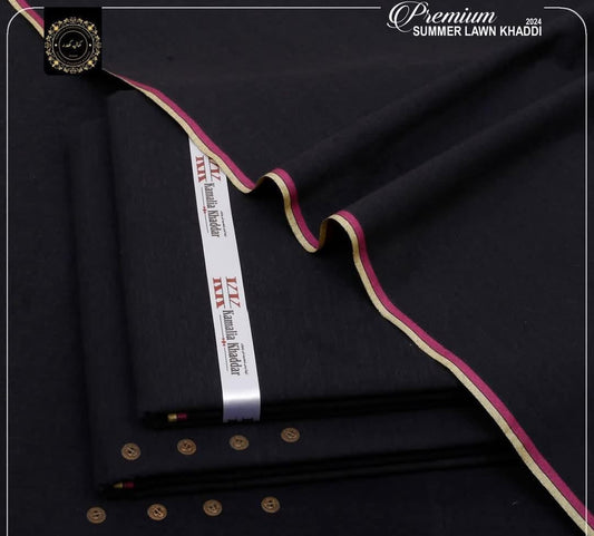 Men's Unstitched Khaddar Plain Suit