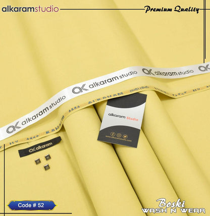 Men's Unstitched Boski Plain Suit