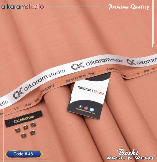 Men's Unstitched Boski Plain Suit
