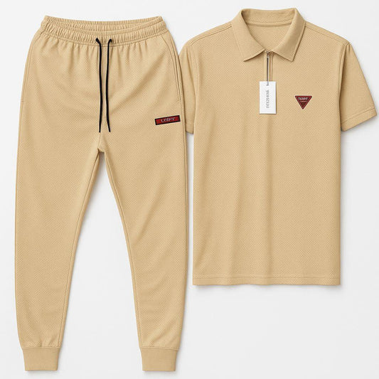 Men's Dri Fit Track Suit - 2 Pcs Silver