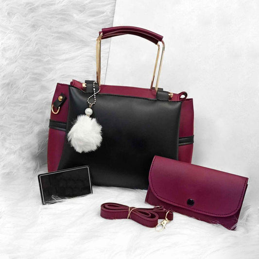 Girl's Rexine Plain Shoulder Bag