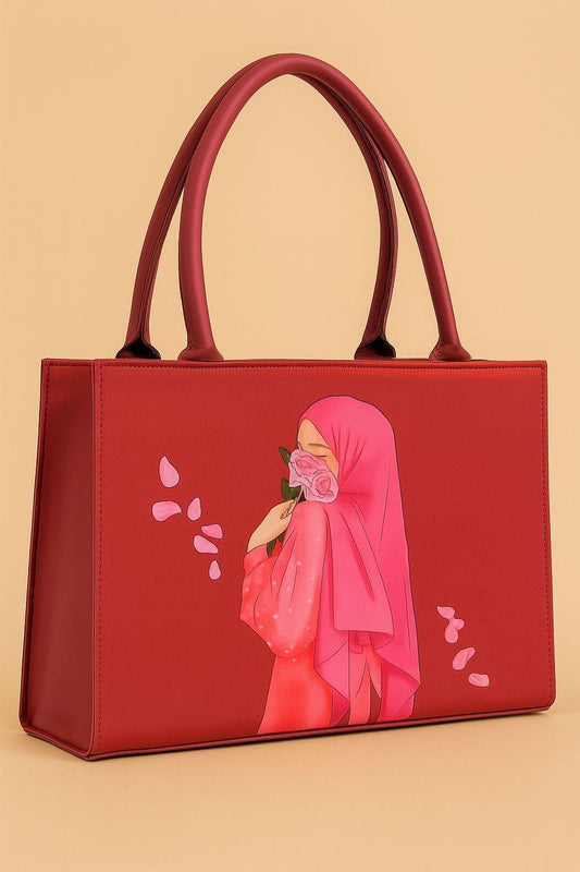Women's PU Leather Plain Shoulder Bag