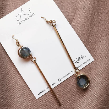 Gold Plated Artificial Stones Studs