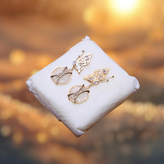 Butterfly Design Gold Plated Earring