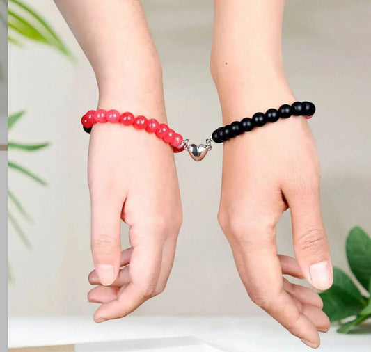 1 Pc Butterfly Hanging Resin Plating Artificial Stones Couple's Bracelet