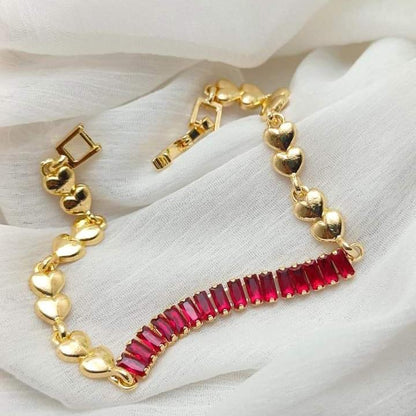 1 Pc Turkish Design Crystal Chain Bracelet