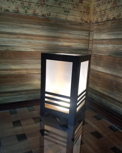 Modern Design 3D laser Cut Wooden Table Lamp