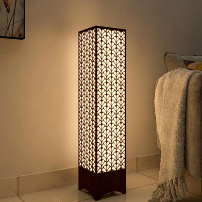 Large Size Wooden Side Table Lamp