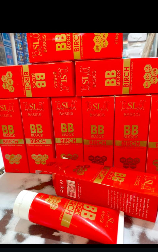 ☀️ SL Basics BB Block Birch – Ultimate Sun Protection & Natural Coverage 🌿