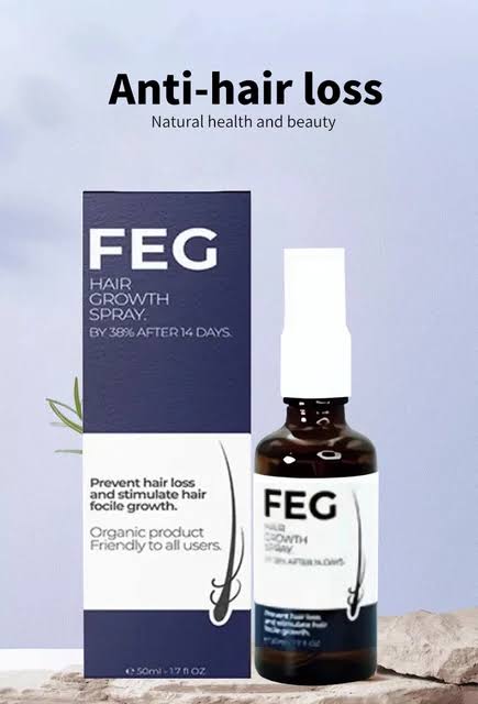 ✨ FEG Hair Growth Spray – Stop Hair Fall & Boost Natural Growth 🌿