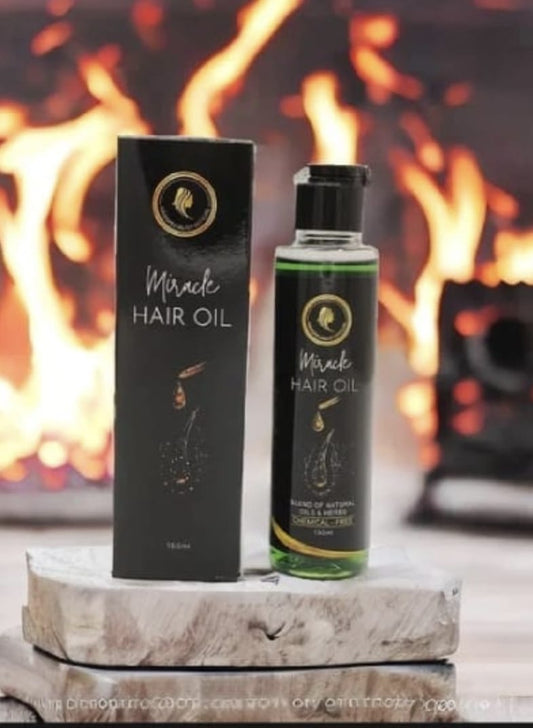 Miracle Hair Oil – Natural Blend for Strong, Shiny & Healthy Hair