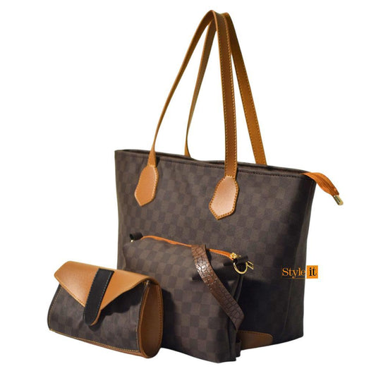 Women's PU Leather Printed Shoulder Bag