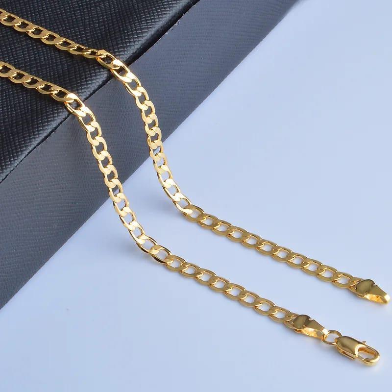 12mm Punk Cuban Gold Chain Necklace For Men