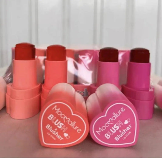 4 Pcs Jelly Blush Stick - 24 Hours Full Coverage, Sheer Texture in Multicolor
